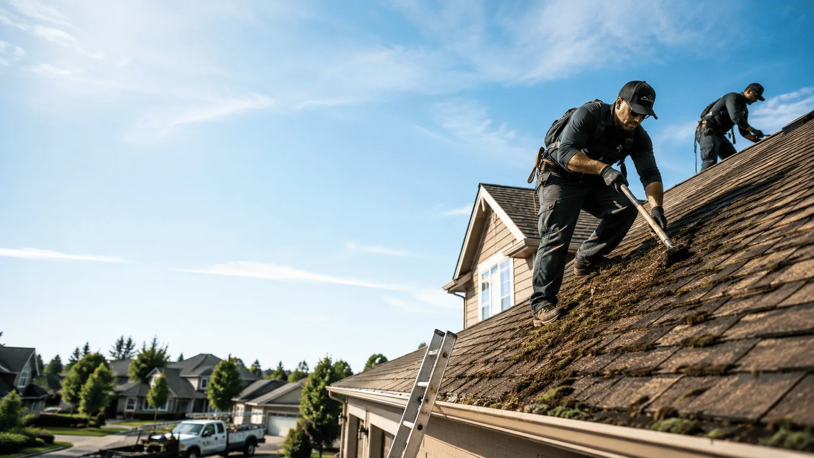 Roof Moss Removal in Cranbury, NJ near me